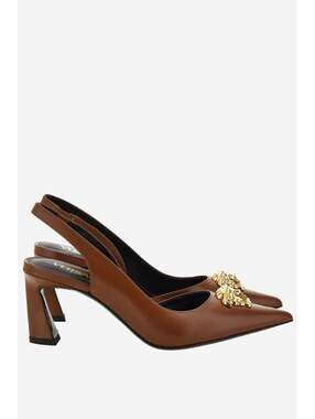 Versace Logo Sling Back(PLEASE REQUEST YOUR SIZE BEFORE PURCHASING)